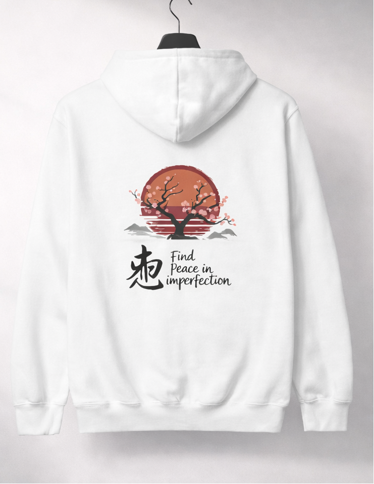 Hoodie unisexe à capuche – broderie discrète et message au dos, confort premium